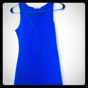 Royal blue dress